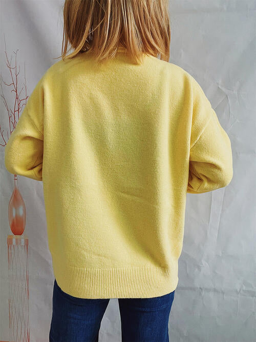 Turtleneck Long Sleeve Sweater  Shop One Place