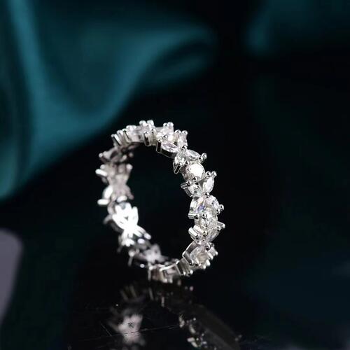 Moissanite 925 Sterling Silver Ring  Shop One Place