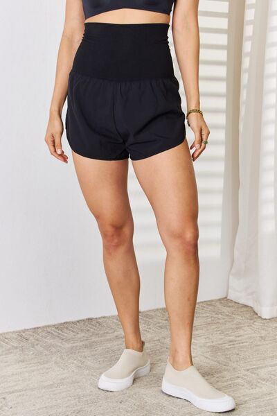 Zenana Full Size High Waist Tummy Control Shorts  Shop One Place