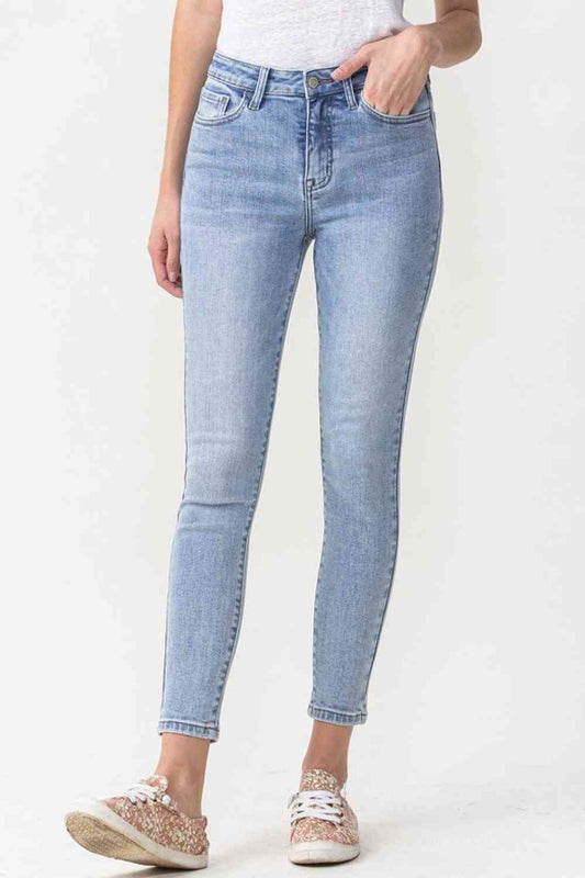 Lovervet Full Size Talia High Rise Crop Skinny Jeans  Shop One Place