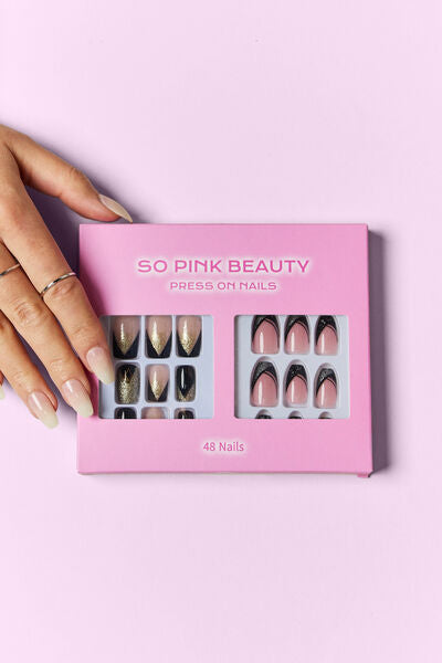 SO PINK BEAUTY Press On Nails 2 Packs  Shop One Place