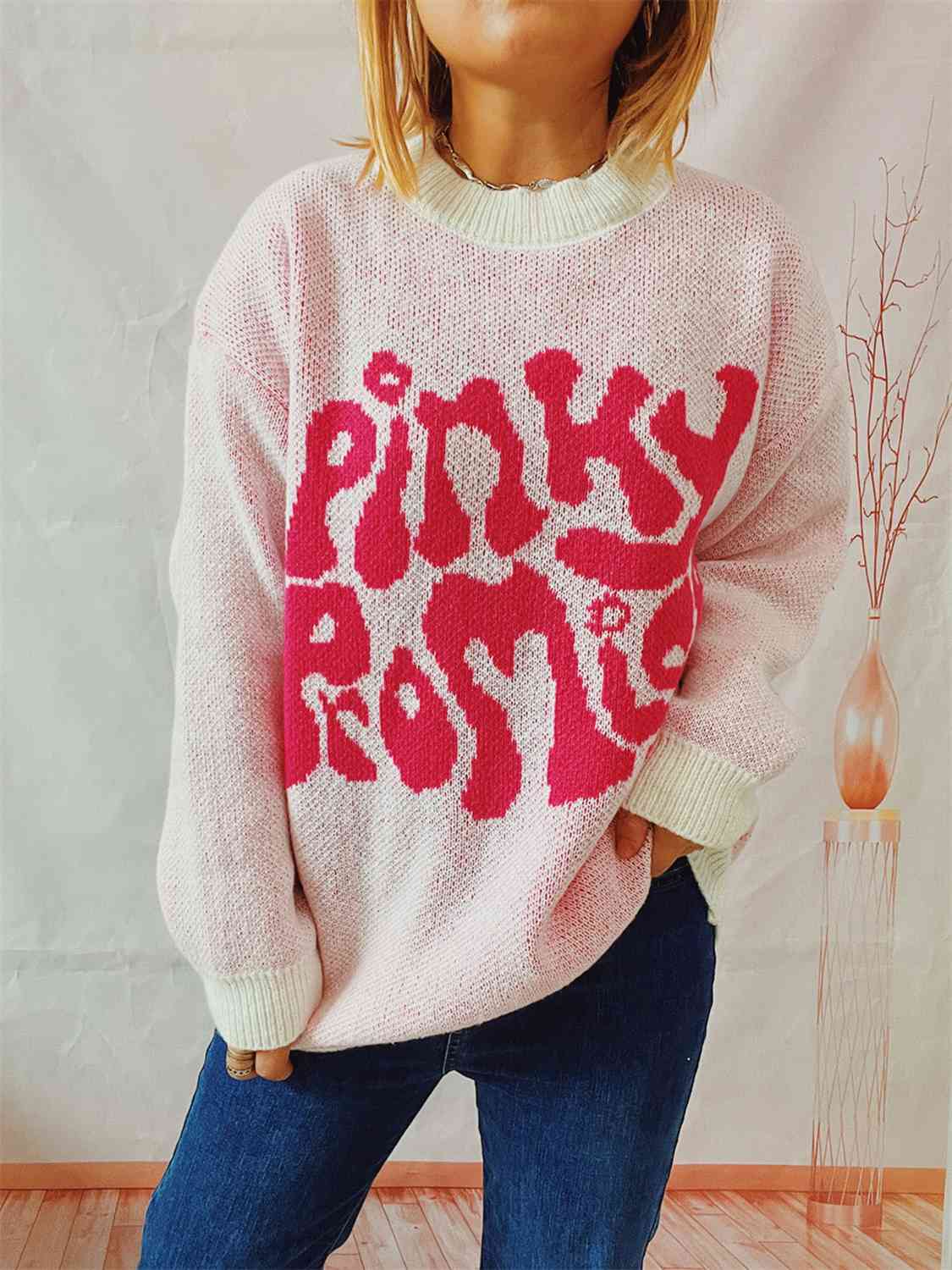 PINKY PROMISE Graphic Sweater  Shop One Place