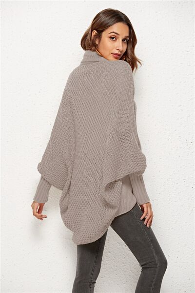 Open Front Batwing Sleeve Cardigan  Shop One Place