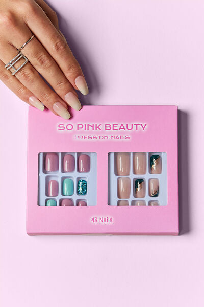 SO PINK BEAUTY Press On Nails 2 Packs  Shop One Place
