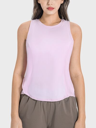 Round Neck Active Tank  Shop One Place