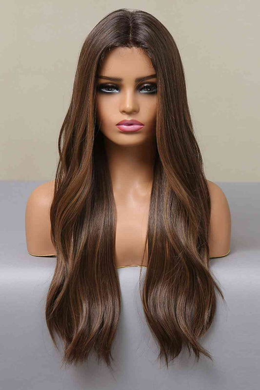 13*2" Lace Front Wigs Synthetic Long Wave 26" Heat Safe 150% Density  Shop One Place