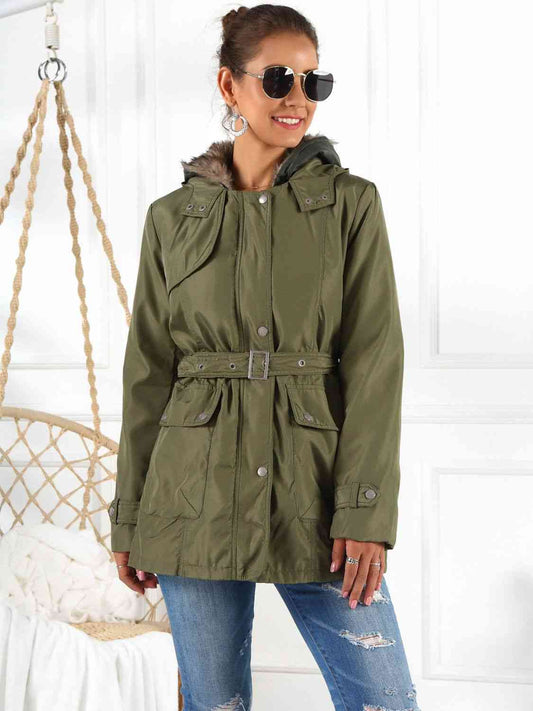 Full Size Hooded Jacket with Detachable Liner (Three-Way Wear)  Shop One Place